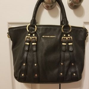 Michael Kors Black Leather Purse